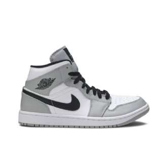 Pánské Boty Air Jordan 1 Mid Šedá Bílý Černá