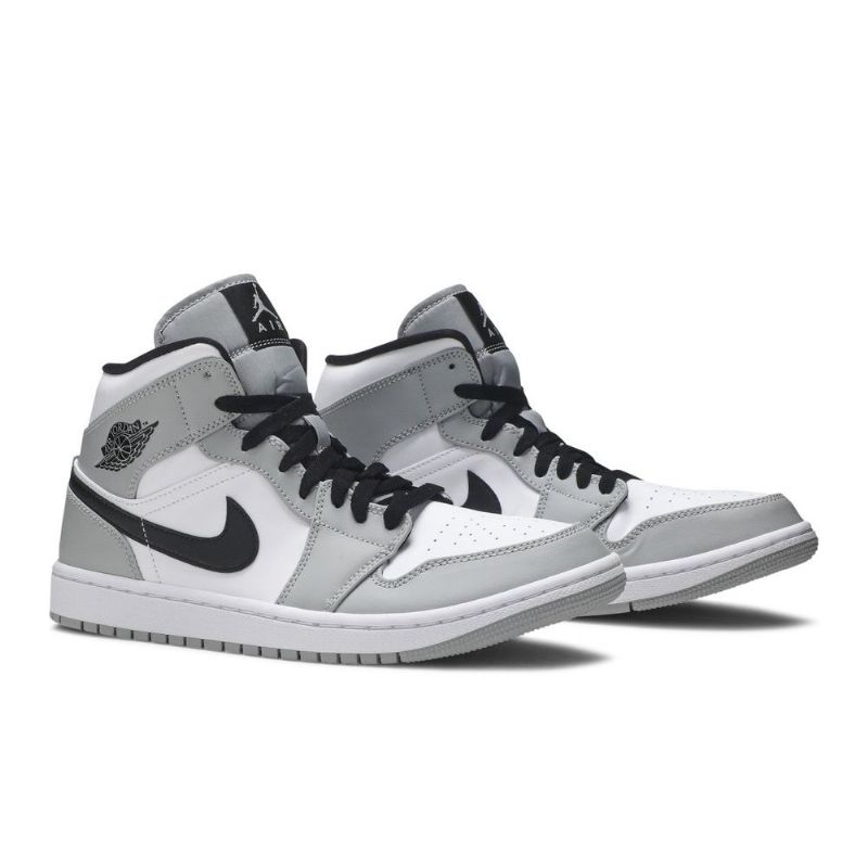 Pánské Boty Air Jordan 1 Mid Šedá Bílý Černá