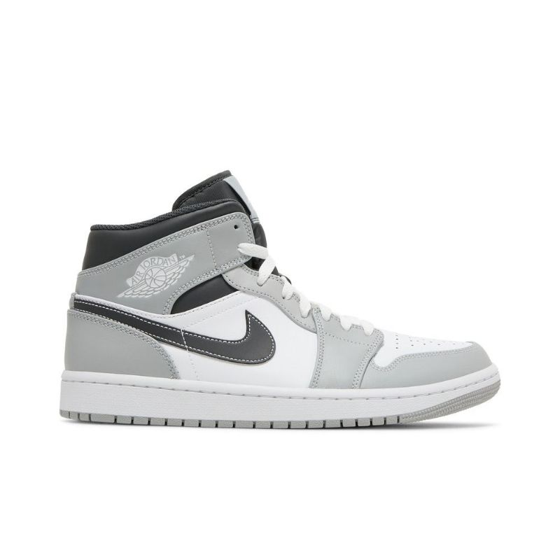 Pánské Boty Air Jordan 1 Mid Šedá Bílý Černá