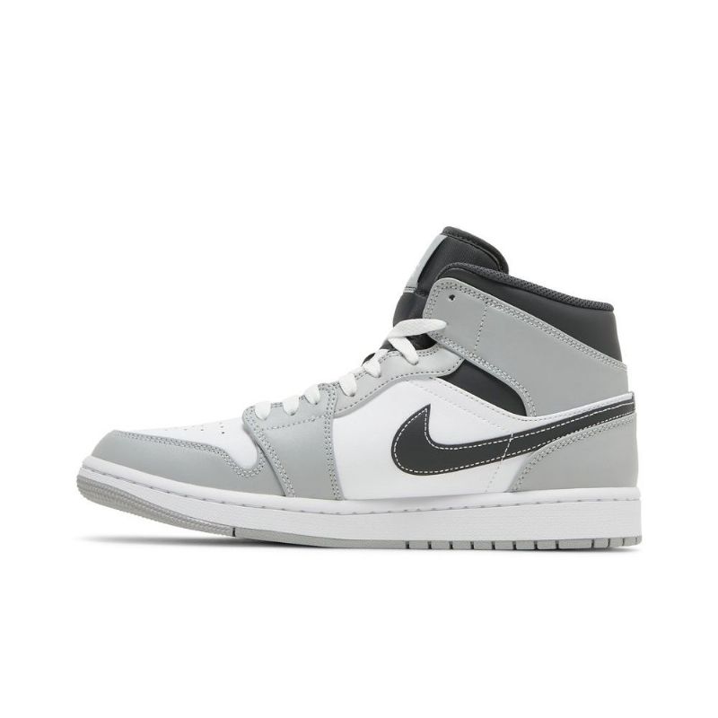 Pánské Boty Air Jordan 1 Mid Šedá Bílý Černá