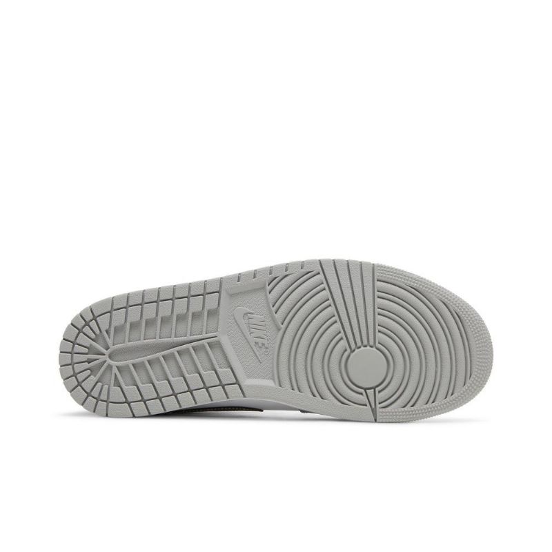 Pánské Boty Air Jordan 1 Mid Šedá Bílý Černá