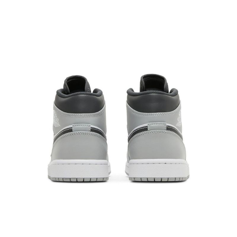 Pánské Boty Air Jordan 1 Mid Šedá Bílý Černá