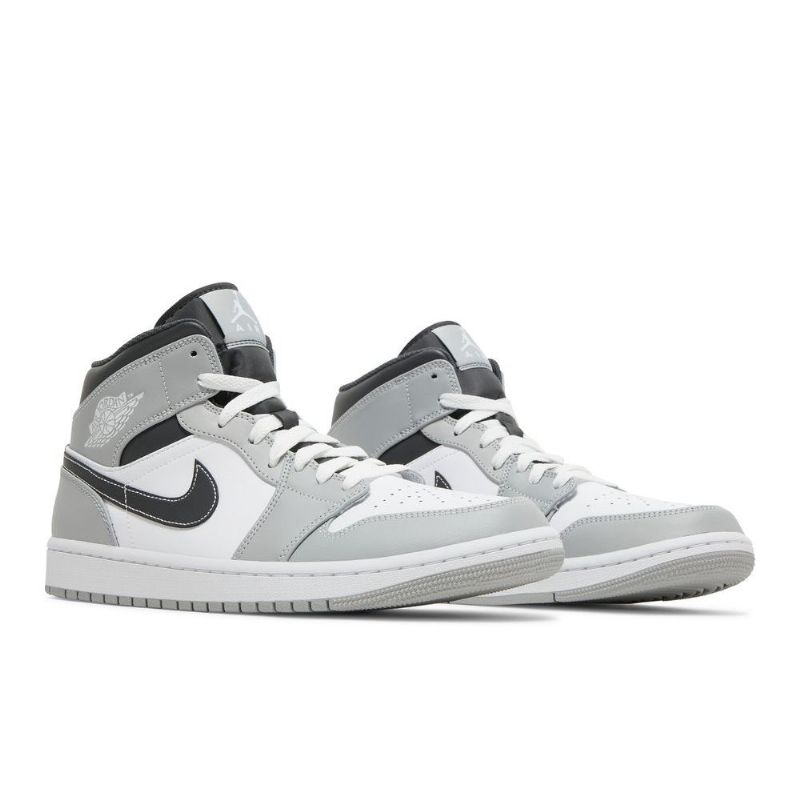 Pánské Boty Air Jordan 1 Mid Šedá Bílý Černá