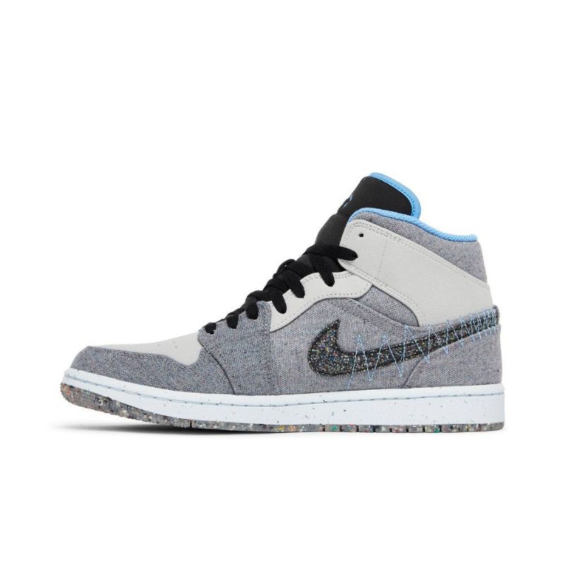 Pánské Boty Air Jordan 1 Mid Šedá Modrý Černá