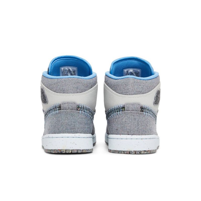 Pánské Boty Air Jordan 1 Mid Šedá Modrý Černá