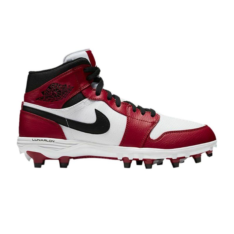 Pánské Boty Air Jordan 1 Mid Td Cleat Bílý Červené Černá