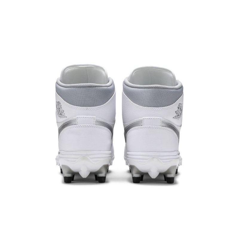 Pánské Boty Air Jordan 1 Mid Td Cleat Bílý Stříbrný