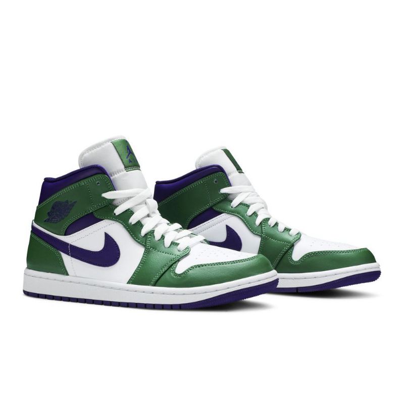 Pánské Boty Air Jordan 1 Mid Zelená Bílý Nachový