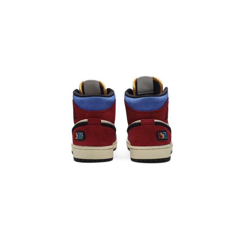 Pánské Boty Air Jordan 1 Modrý The Great Mid Béžová Vícebarevná