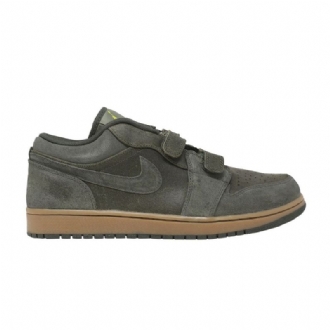 Pánské Boty Air Jordan 1 Na Suchý Zip Premier Low Olive Zelená Hnědý