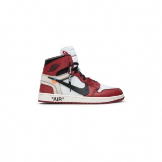 Pánské Boty Air Jordan 1 Off-bílý Retro High A Bílý Černá Červené