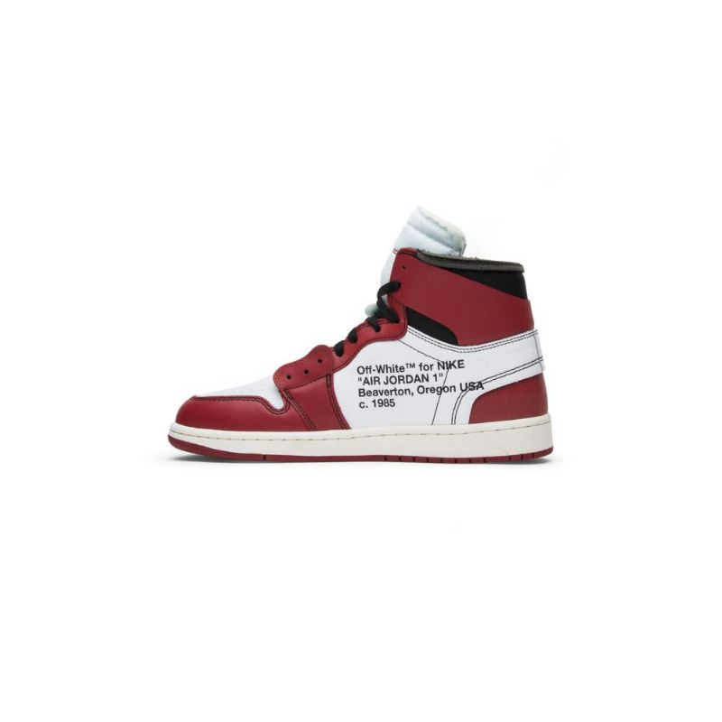 Pánské Boty Air Jordan 1 Off-bílý Retro High A Bílý Černá Červené