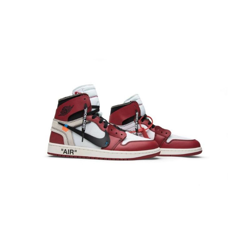 Pánské Boty Air Jordan 1 Off-bílý Retro High A Bílý Černá Červené