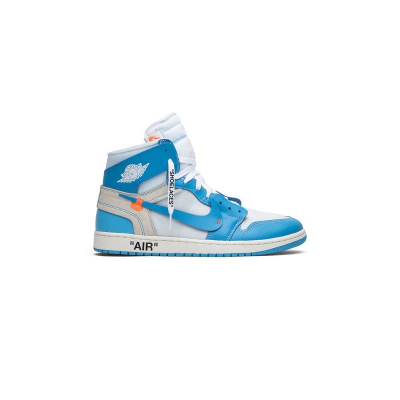 Pánské Boty Air Jordan 1 Off-bílý Retro Vysoké A Bílé Modré