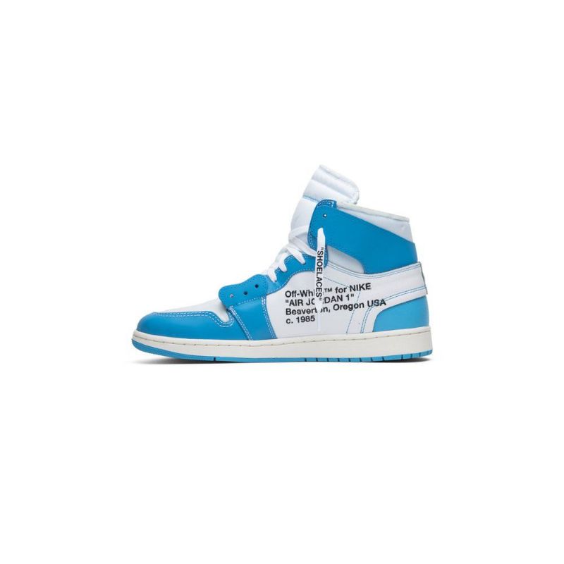 Pánské Boty Air Jordan 1 Off-bílý Retro Vysoké A Bílé Modré