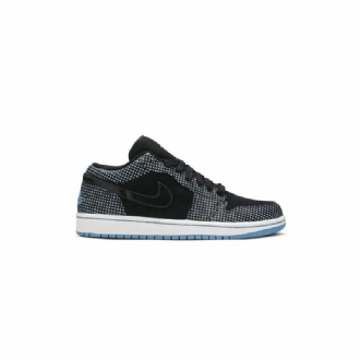 Pánské Boty Air Jordan 1 Phat Low Černá Modrý Bílý