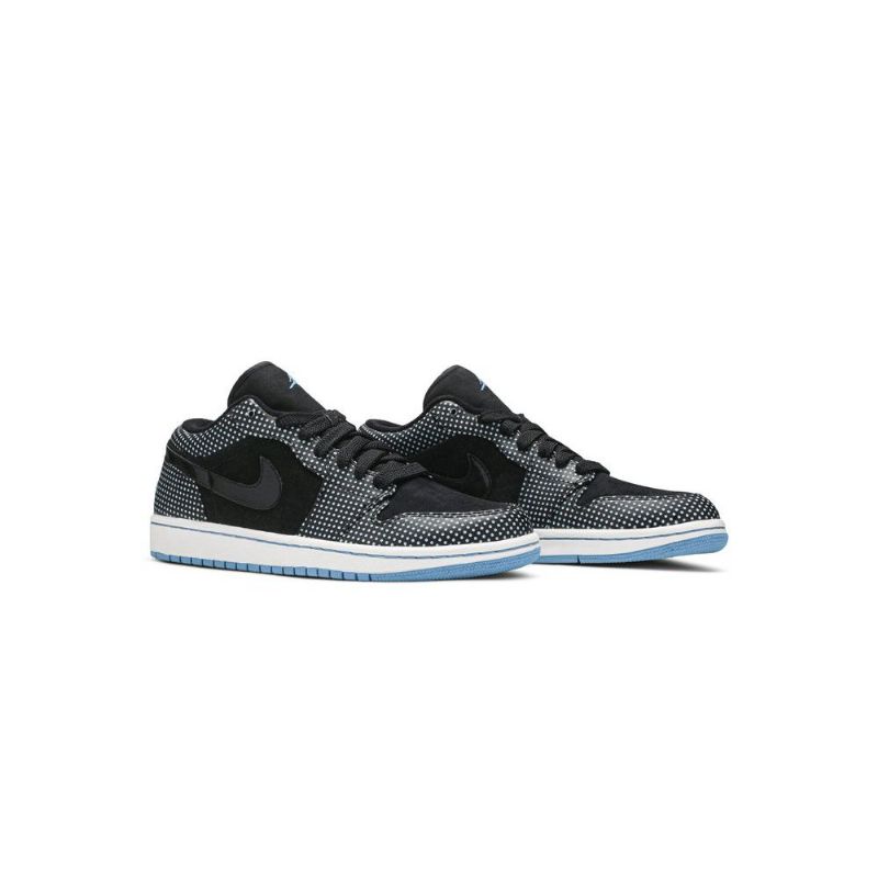 Pánské Boty Air Jordan 1 Phat Low Černá Modrý Bílý