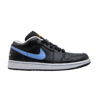 Pánské Boty Air Jordan 1 Phat Low Černá Modrý Zlatý Bílý