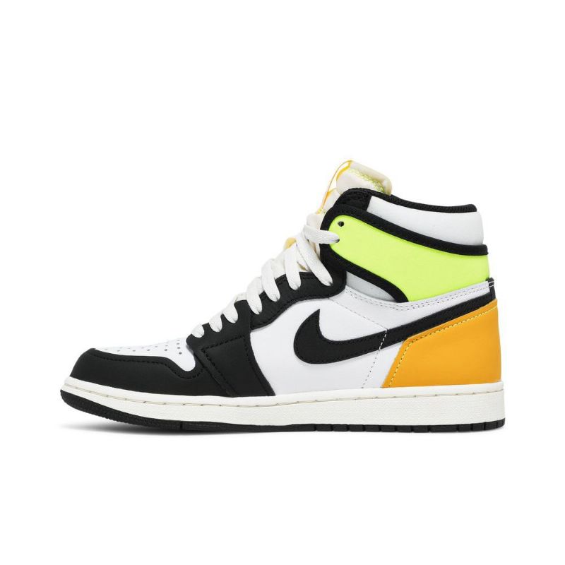 Pánské Boty Air Jordan 1 Retro High A Bílý Černá Zelená Zlatý
