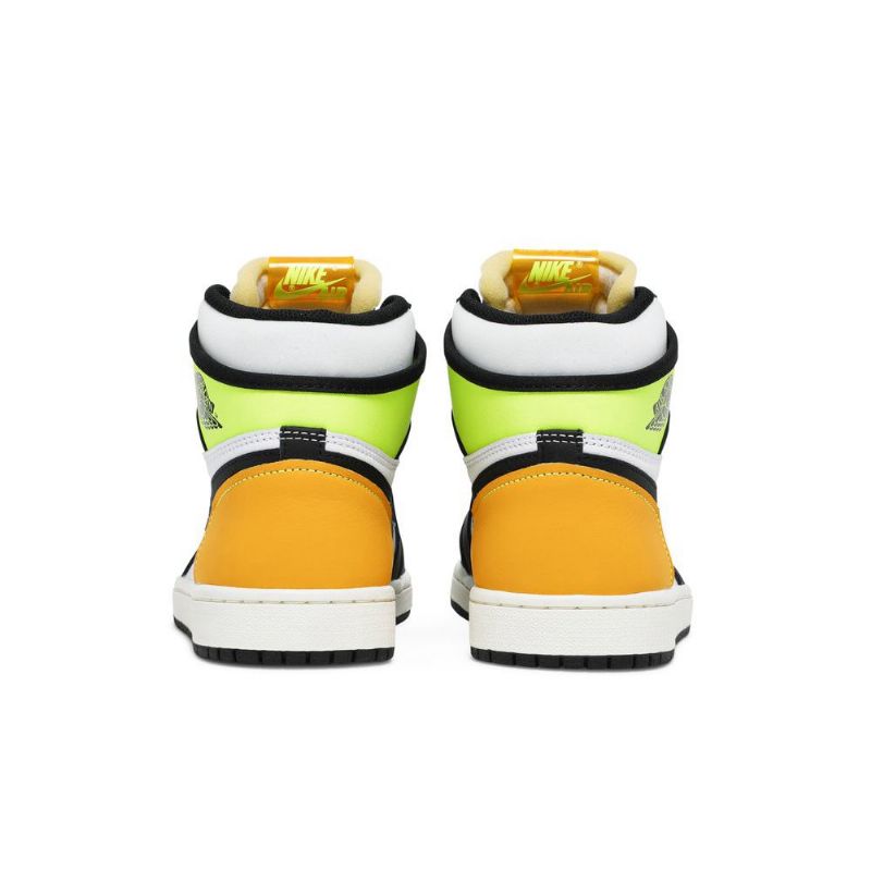 Pánské Boty Air Jordan 1 Retro High A Bílý Černá Zelená Zlatý
