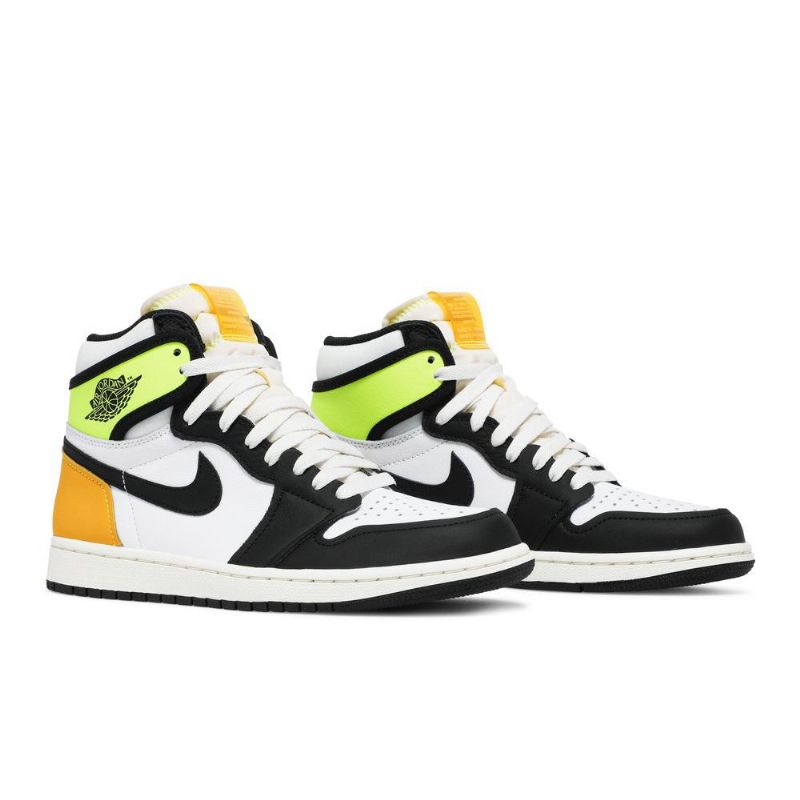 Pánské Boty Air Jordan 1 Retro High A Bílý Černá Zelená Zlatý