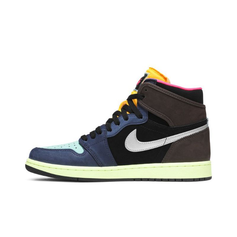 Pánské Boty Air Jordan 1 Retro High Hnědý Černá Zlatý Modrý