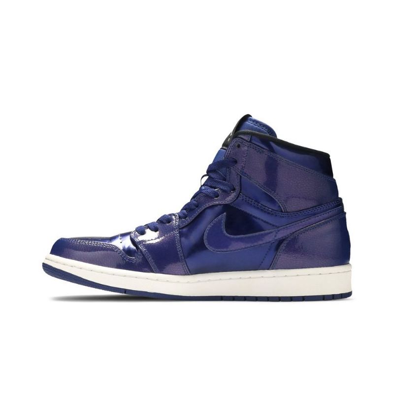 Pánské Boty Air Jordan 1 Retro High Modrý Černá Bílý