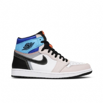Pánské Boty Air Jordan 1 Retro High Og Bílý Vícebarevná
