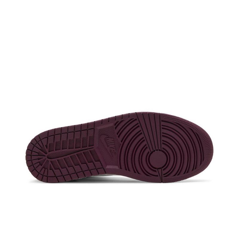 Pánské Boty Air Jordan 1 Retro High Og Bordeaux Bílý Stříbrný