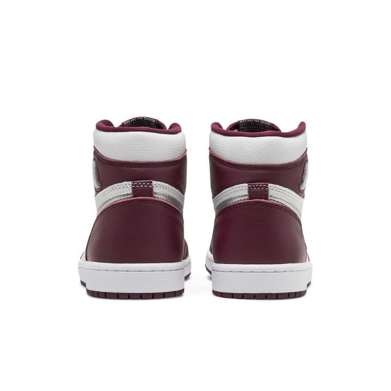 Pánské Boty Air Jordan 1 Retro High Og Bordeaux Bílý Stříbrný