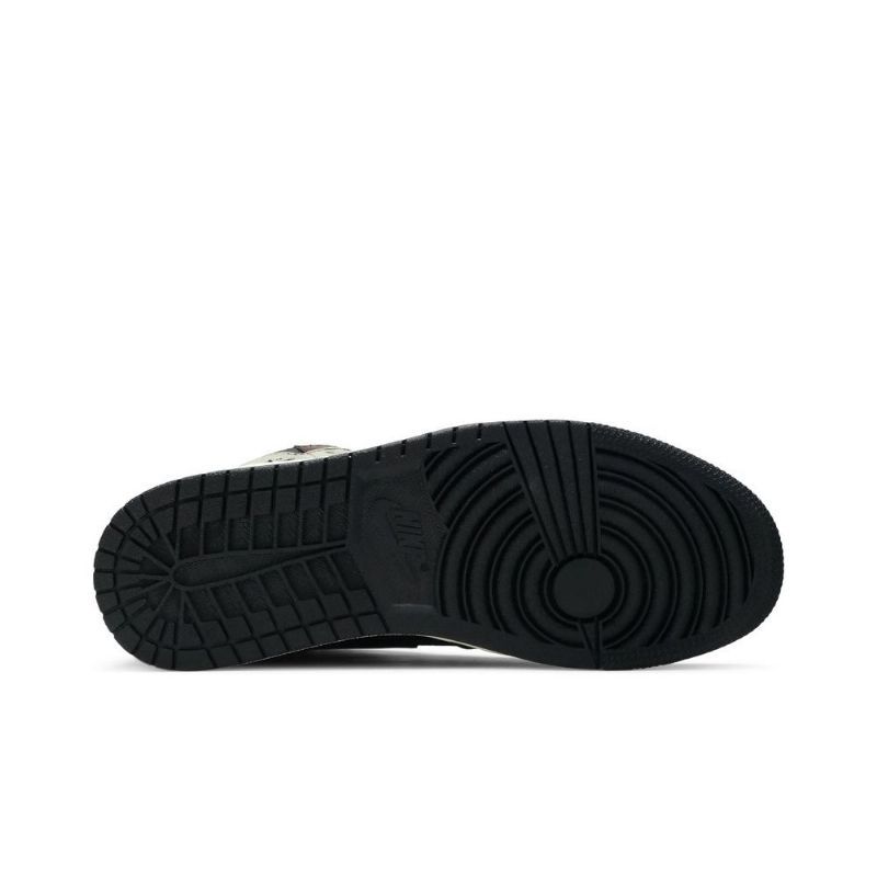 Pánské Boty Air Jordan 1 Retro High Og Černá Zelená Hnědý