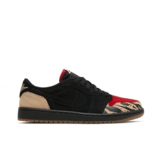 Pánské Boty Air Jordan 1 Solefly Low Retro Og Sp Černá Hnědý Červené