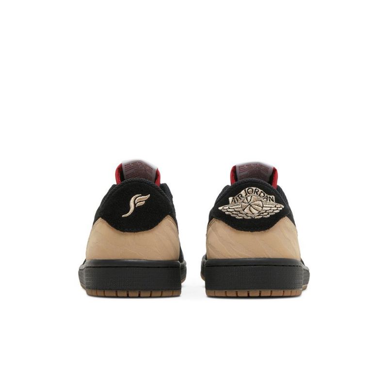 Pánské Boty Air Jordan 1 Solefly Low Retro Og Sp Černá Hnědý Červené