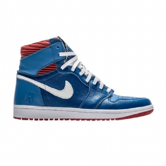 Pánské Boty Air Jordan 1 The Shoe Surgeon Anthony Davis Vysoké Bílé Modré Růžové