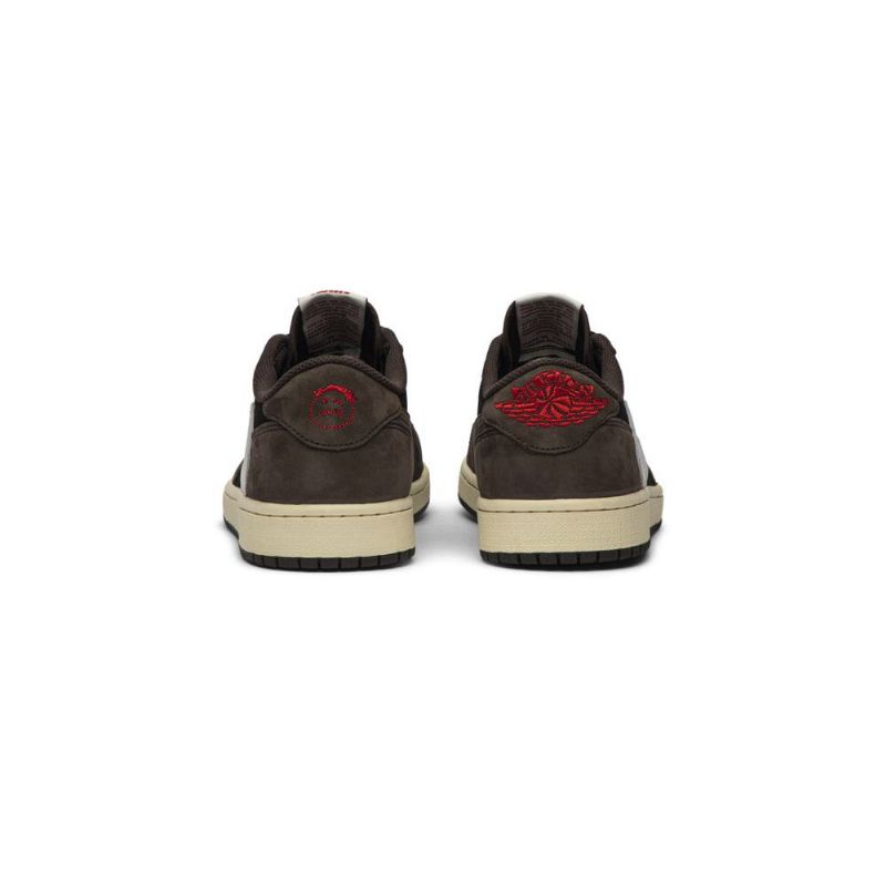 Pánské Boty Air Jordan 1 Travis Scott Low Černá Hnědá Červená Béžová