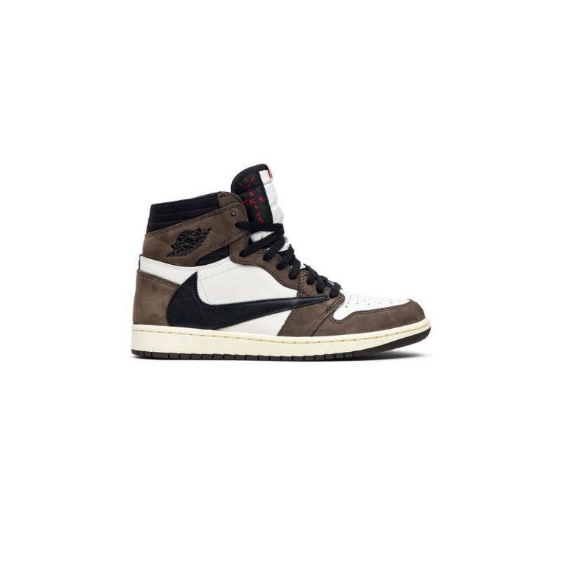 Pánské Boty Air Jordan 1 Travis Scott Retro High A Bílý Hnědý Černá