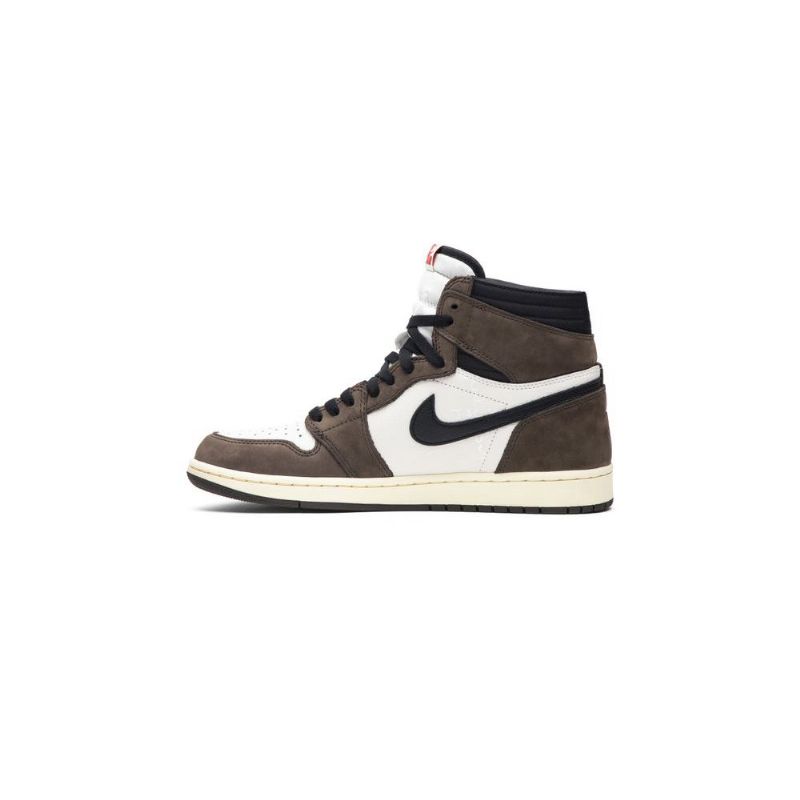 Pánské Boty Air Jordan 1 Travis Scott Retro High A Bílý Hnědý Černá
