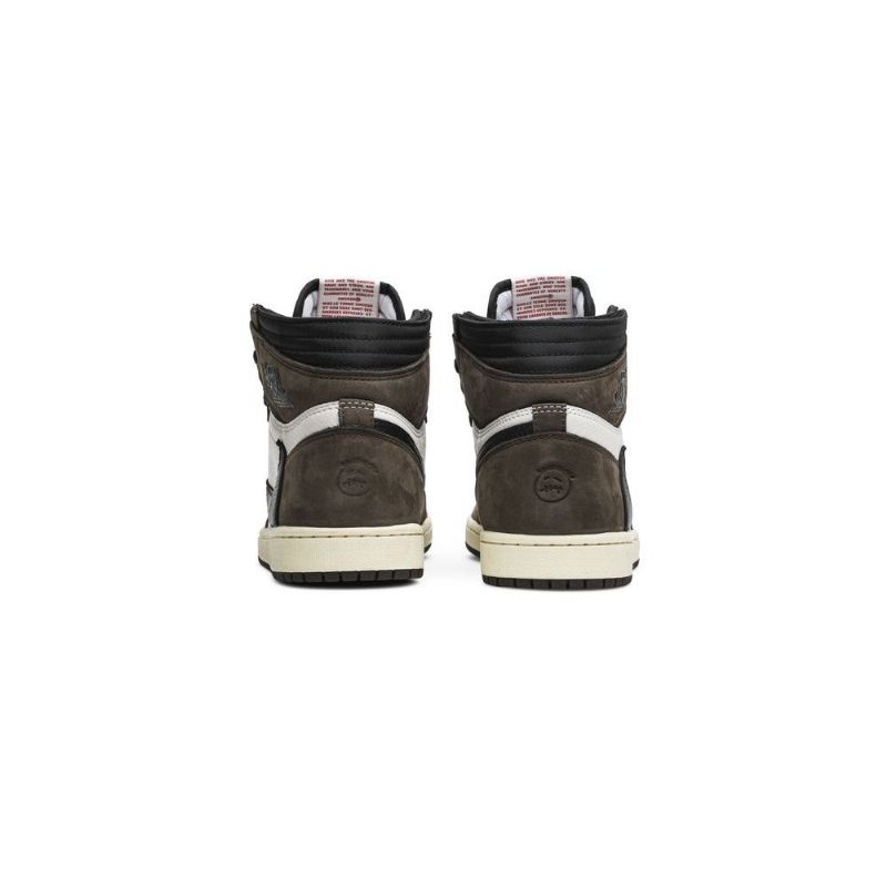 Pánské Boty Air Jordan 1 Travis Scott Retro High A Bílý Hnědý Černá