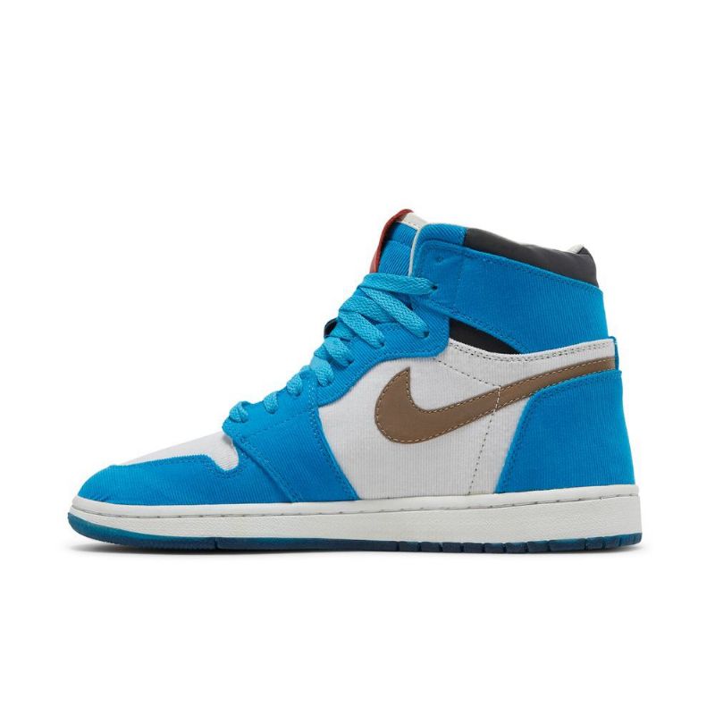 Pánské Boty Air Jordan 1 Twix The Shoe Surgeon Vysoká Modrá Bílá Černá Hnědá