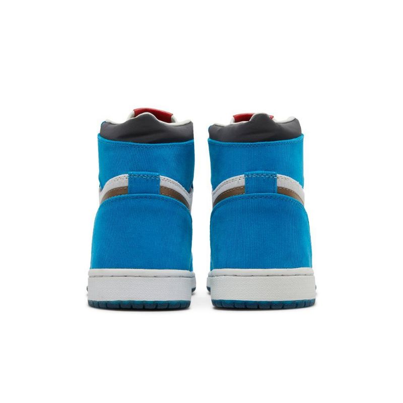Pánské Boty Air Jordan 1 Twix The Shoe Surgeon Vysoká Modrá Bílá Černá Hnědá