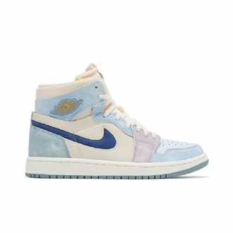 Pánské Boty Air Jordan 1 Zoom cmft Modrý Béžová Tmavě Modrá Bílý