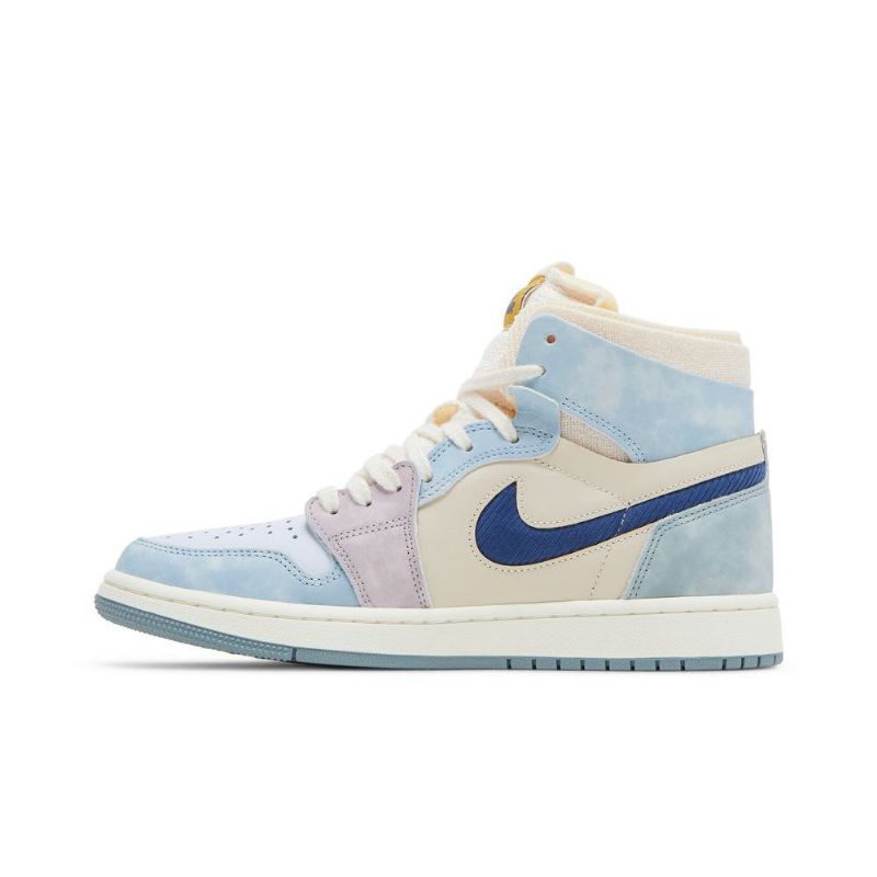Pánské Boty Air Jordan 1 Zoom cmft Modrý Béžová Tmavě Modrá Bílý