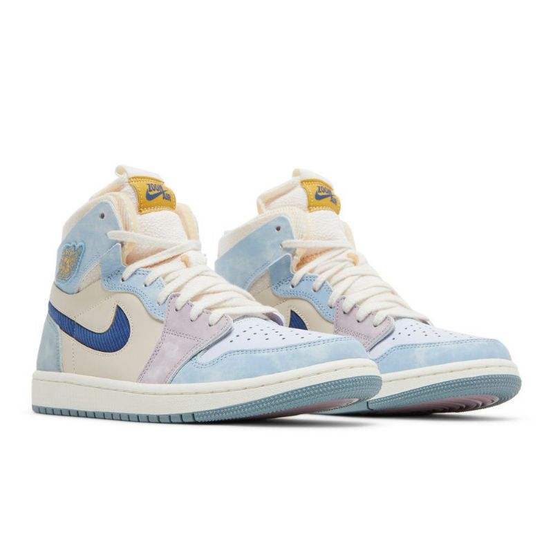 Pánské Boty Air Jordan 1 Zoom cmft Modrý Béžová Tmavě Modrá Bílý