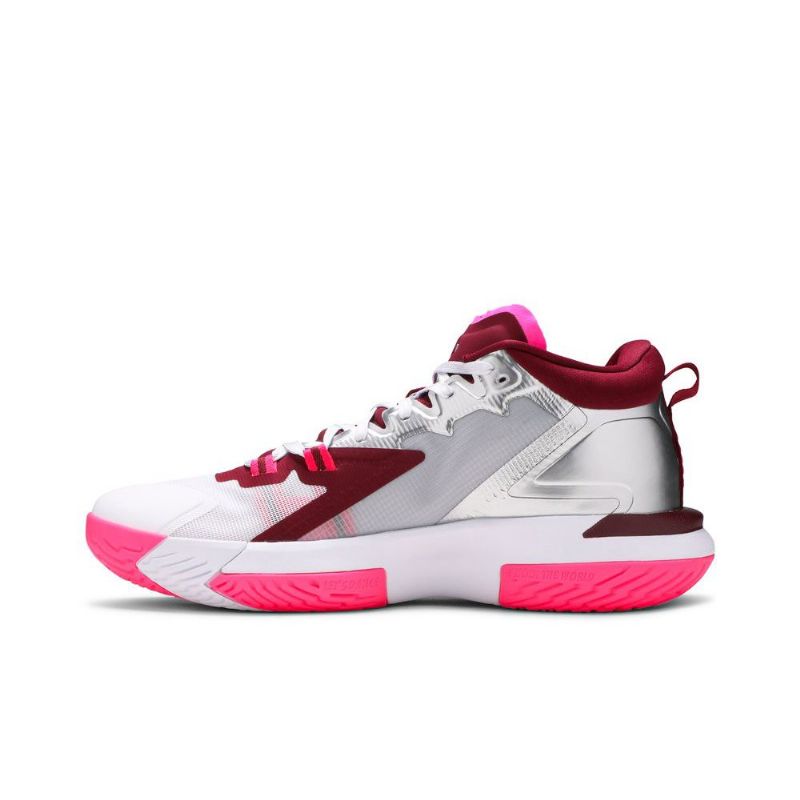 Pánské Boty Air Jordan Zion 1 Bílý Růžová Červené Stříbrný