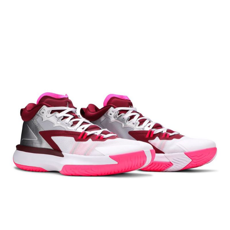 Pánské Boty Air Jordan Zion 1 Bílý Růžová Červené Stříbrný