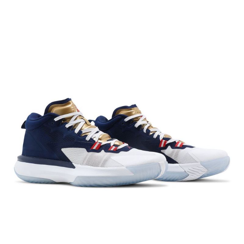 Pánské Boty Air Jordan Zion 1 Modrý Bílý Zlatý
