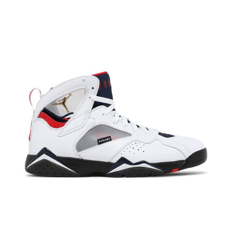 Pánské Boty Air Jordan 7 Paris Saint-germain Retro Bílý Tmavě Modrá Modrý Červené