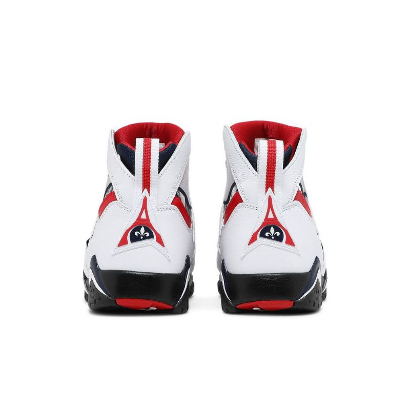 Pánské Boty Air Jordan 7 Paris Saint-germain Retro Bílý Tmavě Modrá Modrý Červené