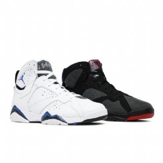Pánské Boty Air Jordan 7 Retro Bílý Černá Šedá Modrý
