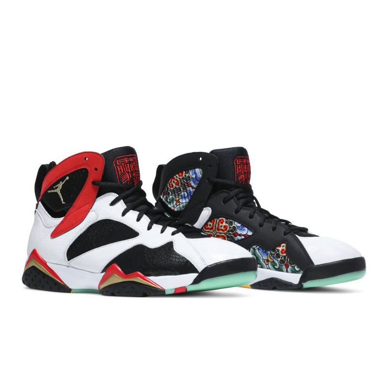 Pánské Boty Air Jordan 7 Retro Bílý Červené Černá Zlatý